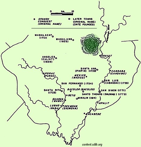 Pampanga map